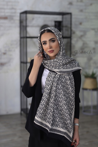شال پلیسه طرح دیور کد sp46