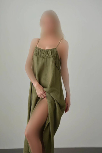 پیراهن ساحلی لینن 8025